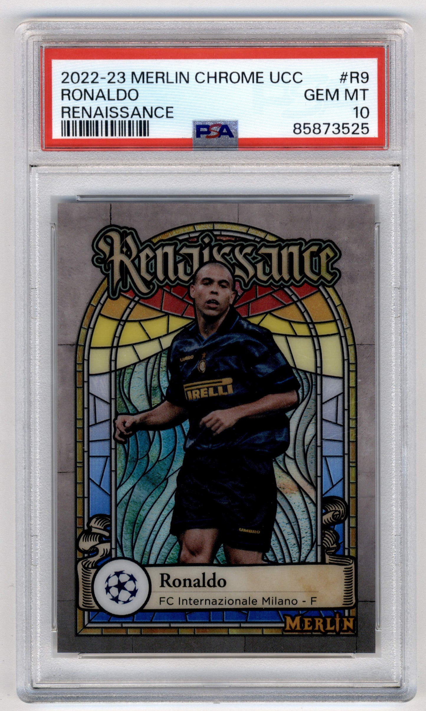 Topps Ronaldo Renaissance #R-9 2022/23 Merlin Chrome UCC PSA 10