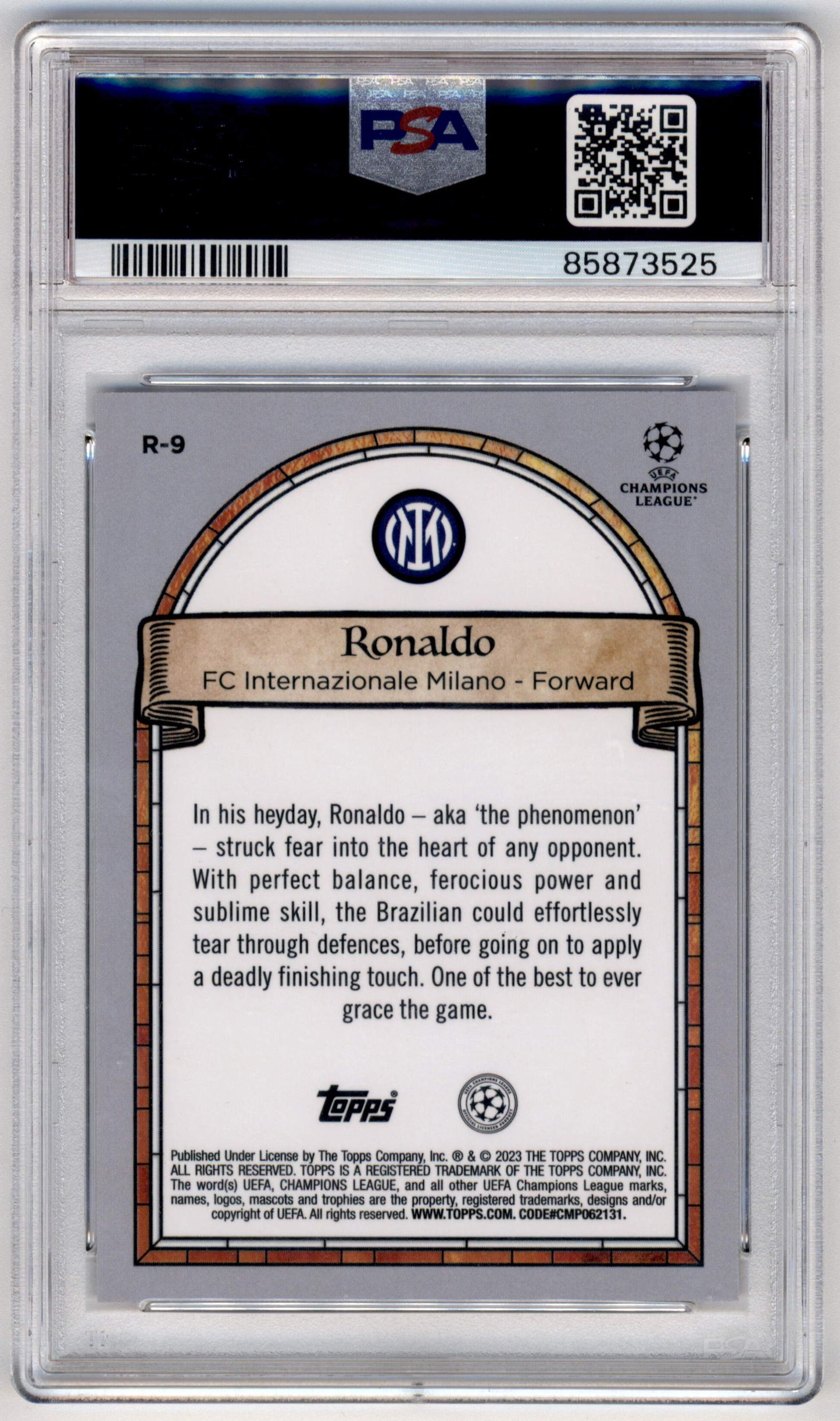 Topps Ronaldo Renaissance #R-9 2022/23 Merlin Chrome UCC PSA 10