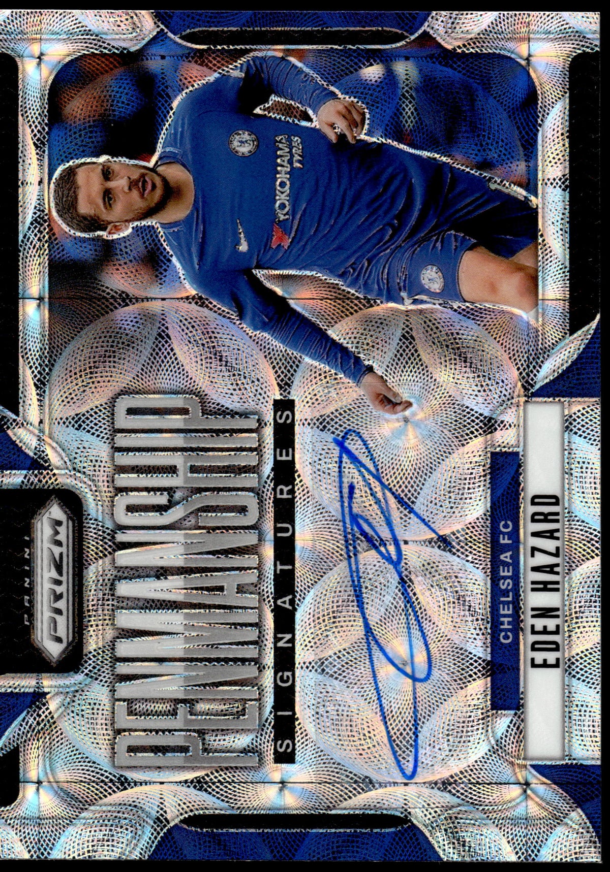 Panini Eden Hazard Penmanship Signatures #P-EH 2024-25 Prizm Premier League