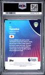 Topps Ao Tanaka 2/2 Tie Dye Geometric #107 2025-26 Chrome Premier League PSA 9
