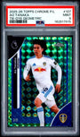 Topps Ao Tanaka 2/2 Tie Dye Geometric #107 2025-26 Chrome Premier League PSA 9