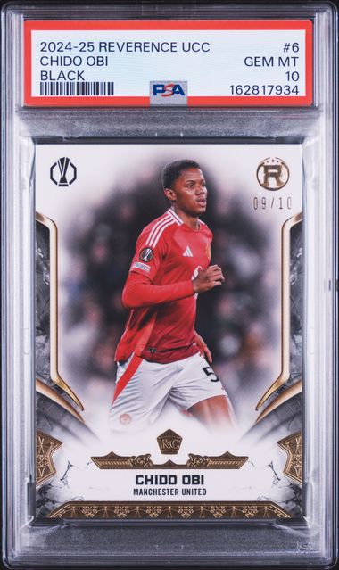 Topps Chido Obi 09/10 Black RC #6 2024-25 Reverence UCC PSA 10