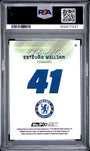 Topps Estevao Willian Halo #35 2025-26 Chelsea Team Set PSA 9