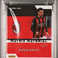 Panini Diogo Dalot 1/1 Matrix Material Autograph Electric Etch Blue Finite #MMADDA 2022-23 Obsidian PSA 9