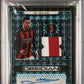 Panini Diogo Dalot 1/1 Matrix Material Autograph Electric Etch Blue Finite #MMADDA 2022-23 Obsidian PSA 9
