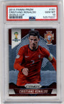 Panini Cristiano Ronaldo #161 2014 2014 Panini Prizm World Cup PSA 10