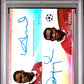 Topps Andy Cole/Dwight Yorke 92/99 Dual Autographs #YC 2023-24 Chrome UCC PSA 9