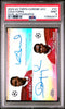 Topps Andy Cole/Dwight Yorke 92/99 Dual Autographs #YC 2023-24 Chrome UCC PSA 9