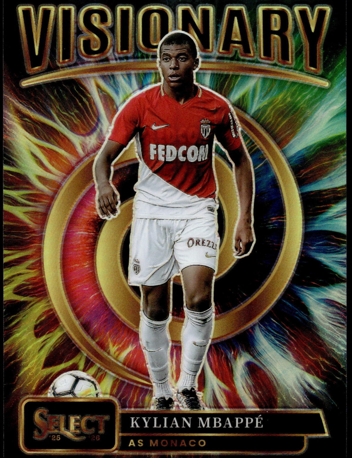 Panini Kylian Mbappe Visionary #23 2025 Select Ligue 1