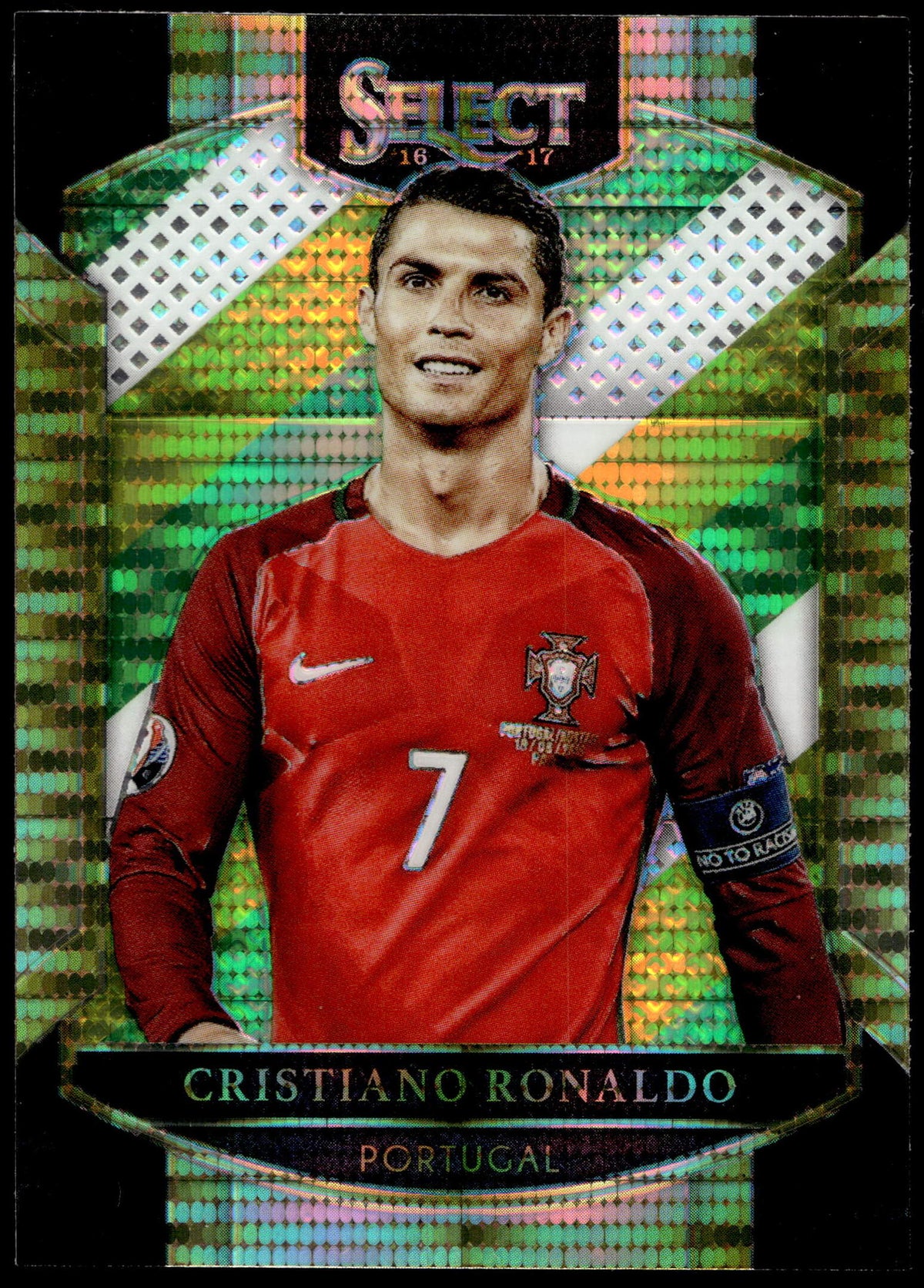 Panini Cristiano Ronaldo Multi Colour Prizm #1 2016-17 Select Prizm