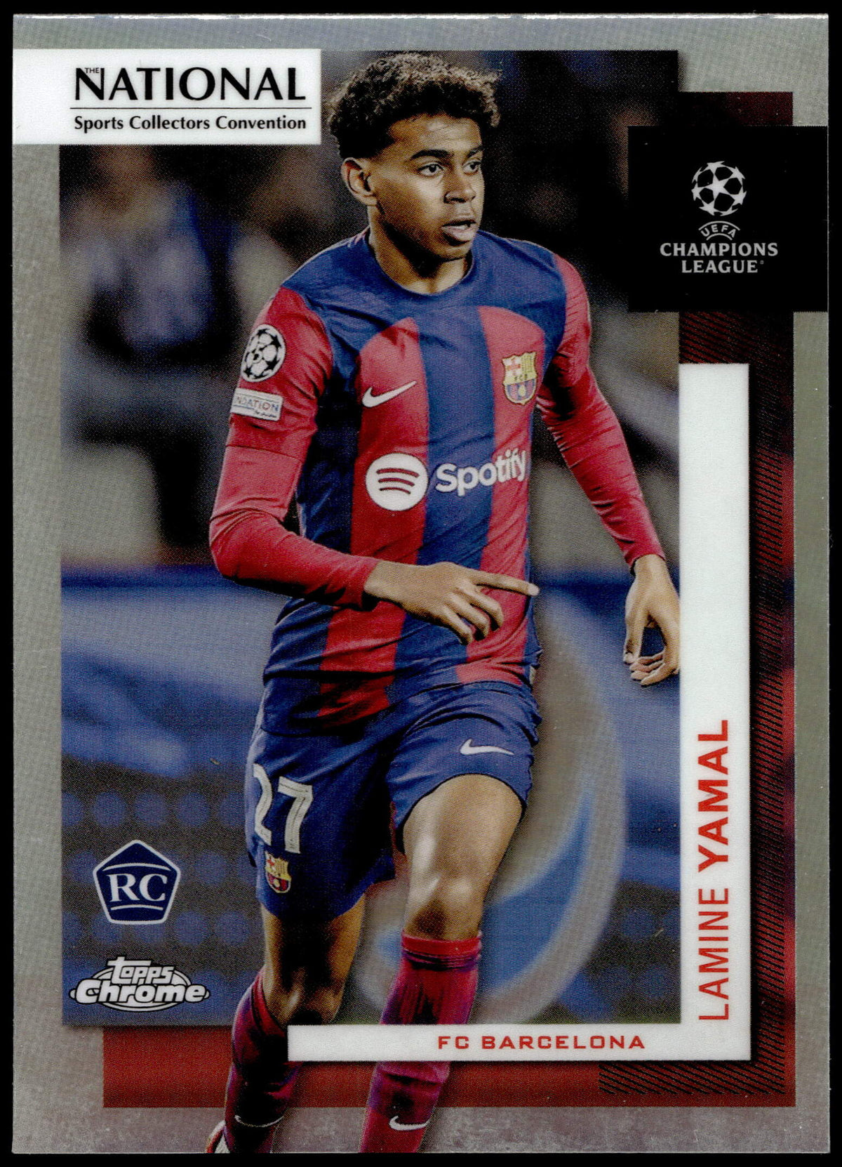 Topps Lamine Yamal RC Refractor #SC-4 2024 Chrome UCC The National
