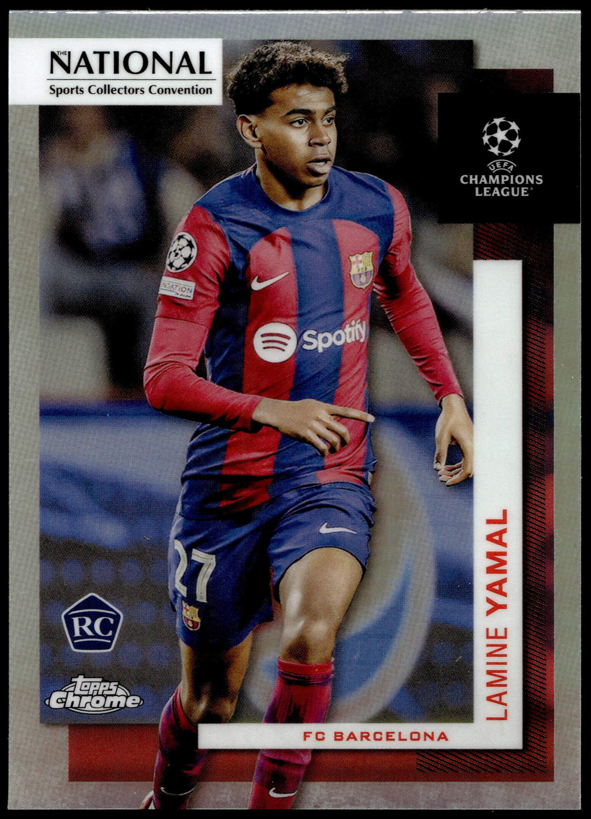 Topps Lamine Yamal RC Refractor #SC-4 2024 Chrome UCC The National