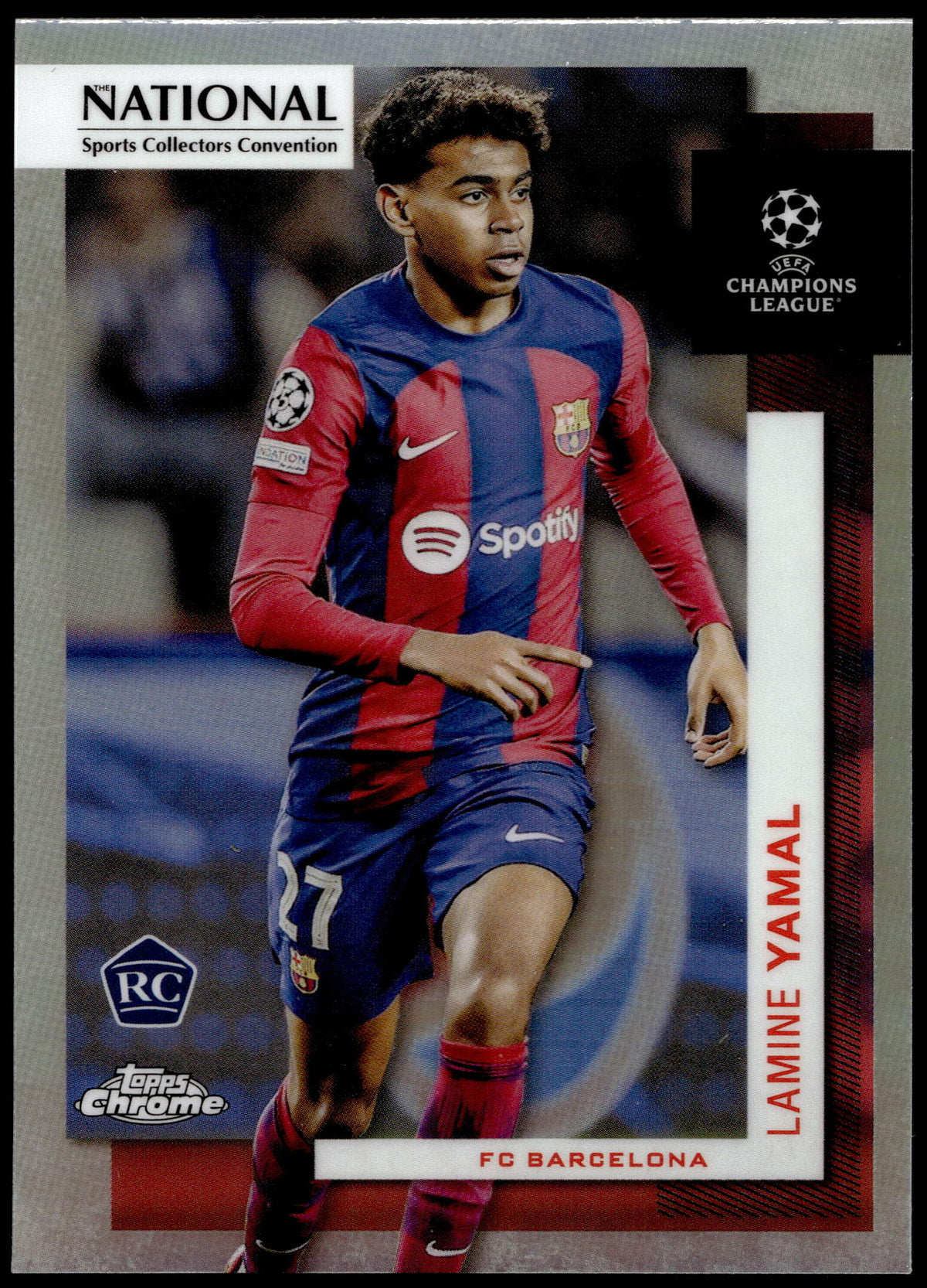 Topps Lamine Yamal RC Refractor #SC-4 2024 Chrome UCC The National