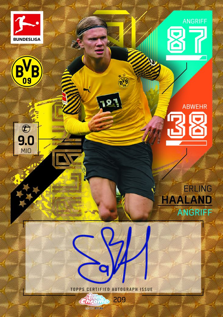 Topps Bundesliga Match Attax Chrome 2021/22 Hobby Box
