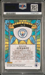 Panini Julian Alvarez Stained Glass RC #3 2022-23 Select Premier League PSA 10