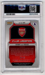 Panini Robin Van Persie 03/25 Club Legends Signatures Silver Prizm #CL-RVP 2019 Prizm Premier League PSA 9