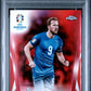 Topps Harry Kane 3/5 Red Refractor #125 2024 Chrome Uefa Euro PSA 9