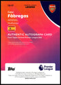 Topps Cesc Fabregas 30/50 Autograph Gold #CA-CF 2026 Chrome Premier League