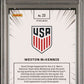Panini Weston Mckennie Manga #23 2022 Prizm World Cup Qatar PSA 9