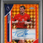 Topps Roy Keane 08/25 Autograph Orange Geometric #RK 2025-25 Chrome Premier League PSA 9