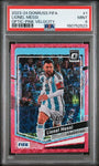 Panini Lionel Messi Optic Pink Velocity 90/99 #1 2023-24 Donruss Fifa PSA 9