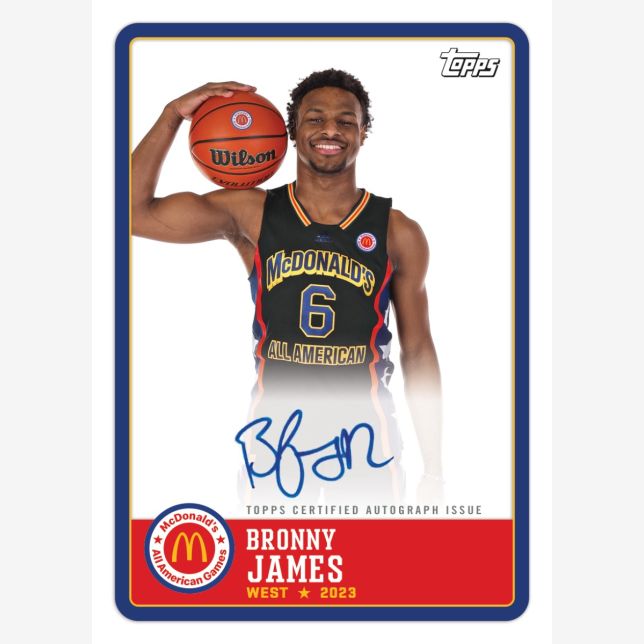 2023 Topps Chrome Mcdonald’s All-American Basketball - Hobby Box