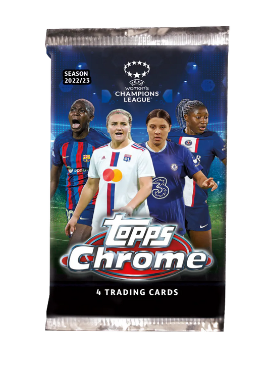 Topps Chrome Uefa Women’s Champions League 2023 Pack Football