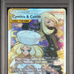 Pokemon Cynthia & Caitlin 228/236 Full Art 2019 Cosmic Eclipse PSA 9