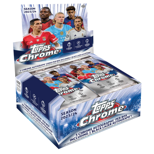 Topps Chrome Uefa Club Competitions - Jumbo Box 2023-24 Pre Order Football