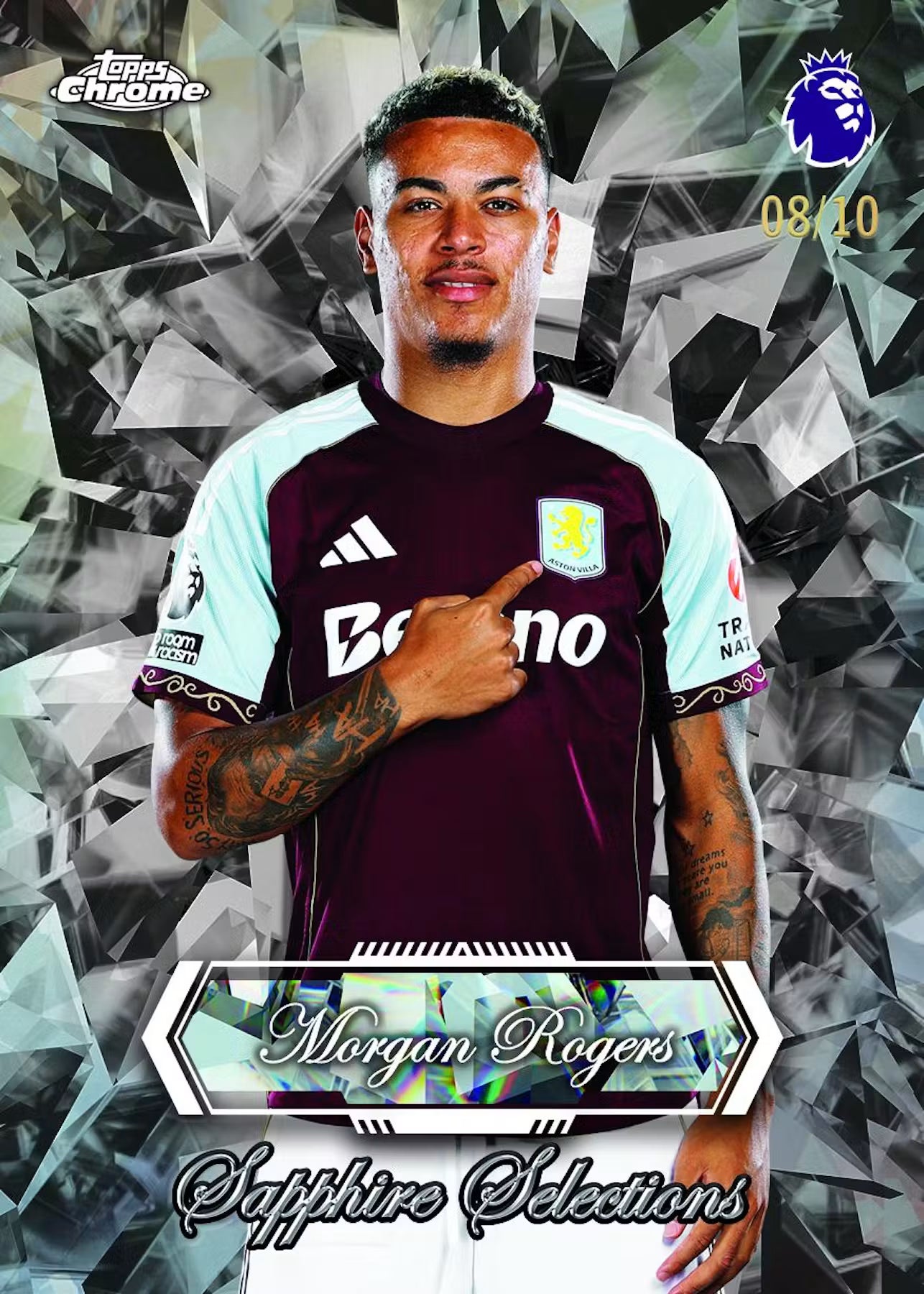 Topps Chrome UEFA Club Competitions 2025/26 Sapphire Edition