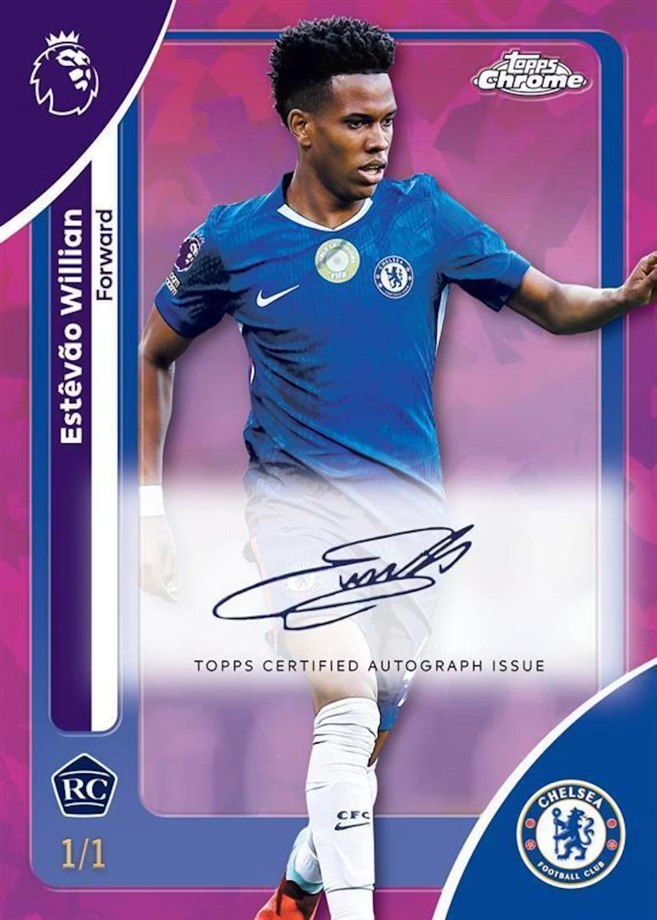 Topps Chrome UEFA Club Competitions 2025/26 Sapphire Edition