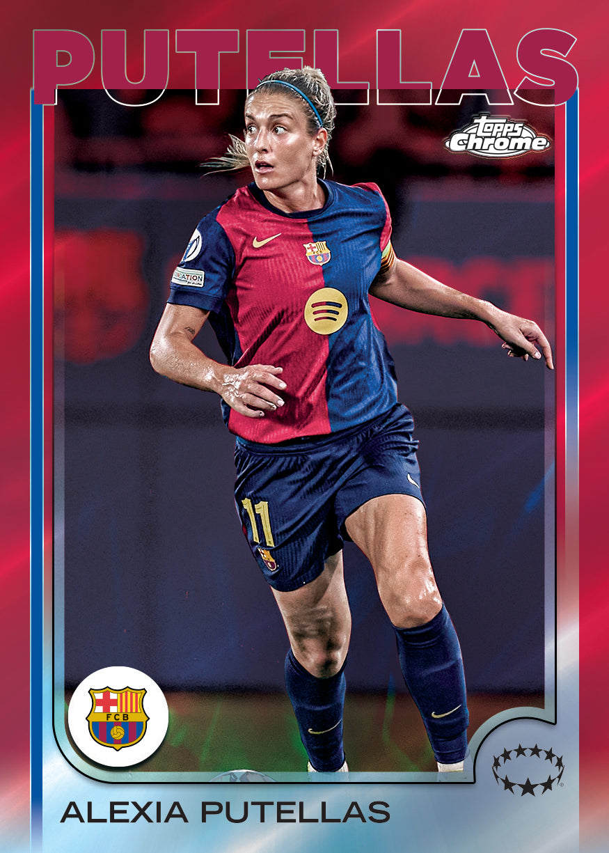 Topps Chrome UEFA Women's Champions League 2024-25 Value Box