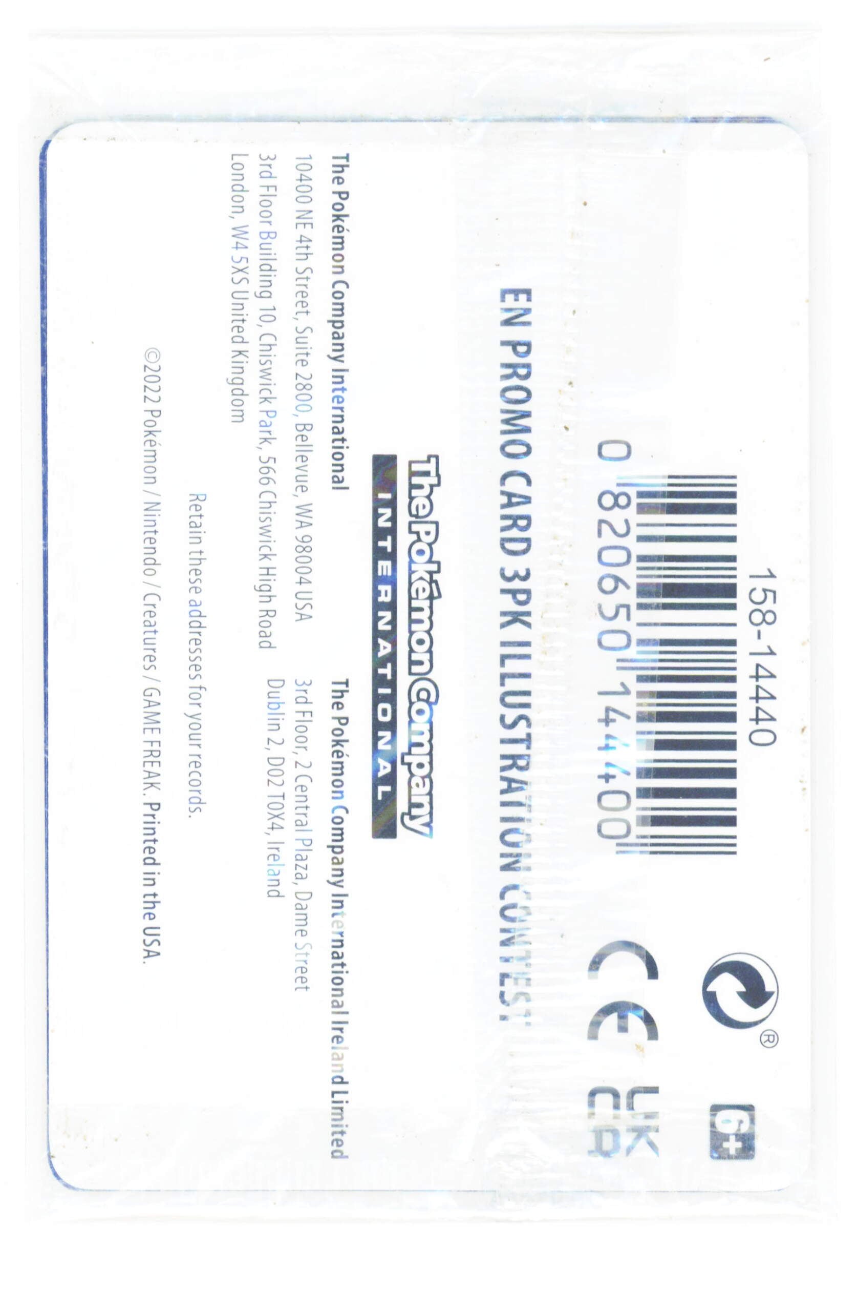 Pokemon Illustration Contest 2022 Promo Sealed Bulbasaur SWSH303, Arca