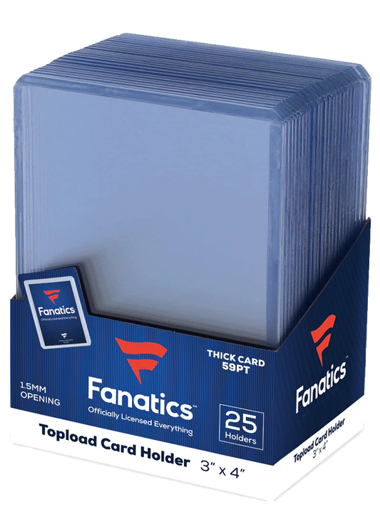 Fanatics Collectibles 59pt 3x4 Top Loader - 25 Count