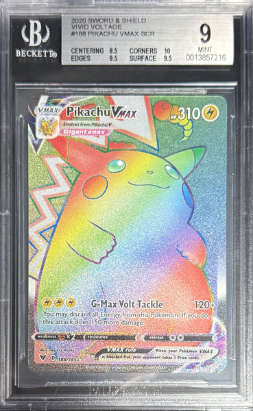 Pokemon Pikachu VMAX 188/185 Pokemon Sword & Shield Vivid Voltage 2020