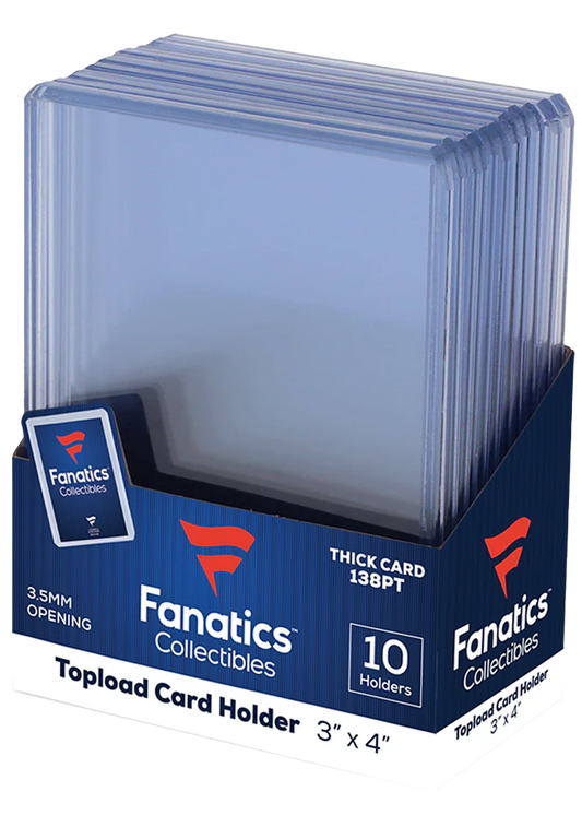 Fanatics Collectibles 138pt 3x4 Top Loader - 10 count