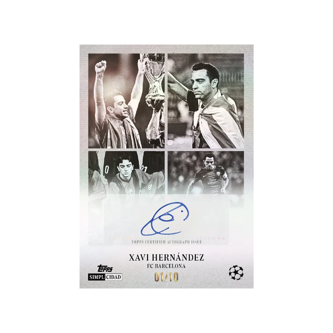 Topps UEFA Club Competitions Simplicidad 2025-26