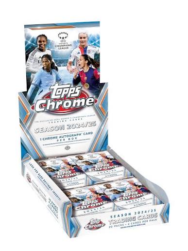Topps Chrome UEFA Women's Champions League 2024-25 Hobby Box