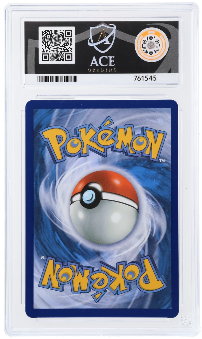 Pokemon Mega Charizard X Ex MEP 023 Full Art 2025 Black Set ACE 10