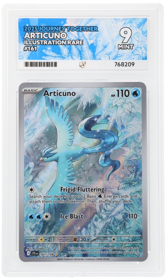 Pokemon Articuno 161/159 Illustration Rare 2025 Journey Together ACE 9