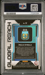 Panini Paulo Dybala Orange Global Reach Prizm /25 Panini Prizm World Cup Qatar 2022 #32 PSA9