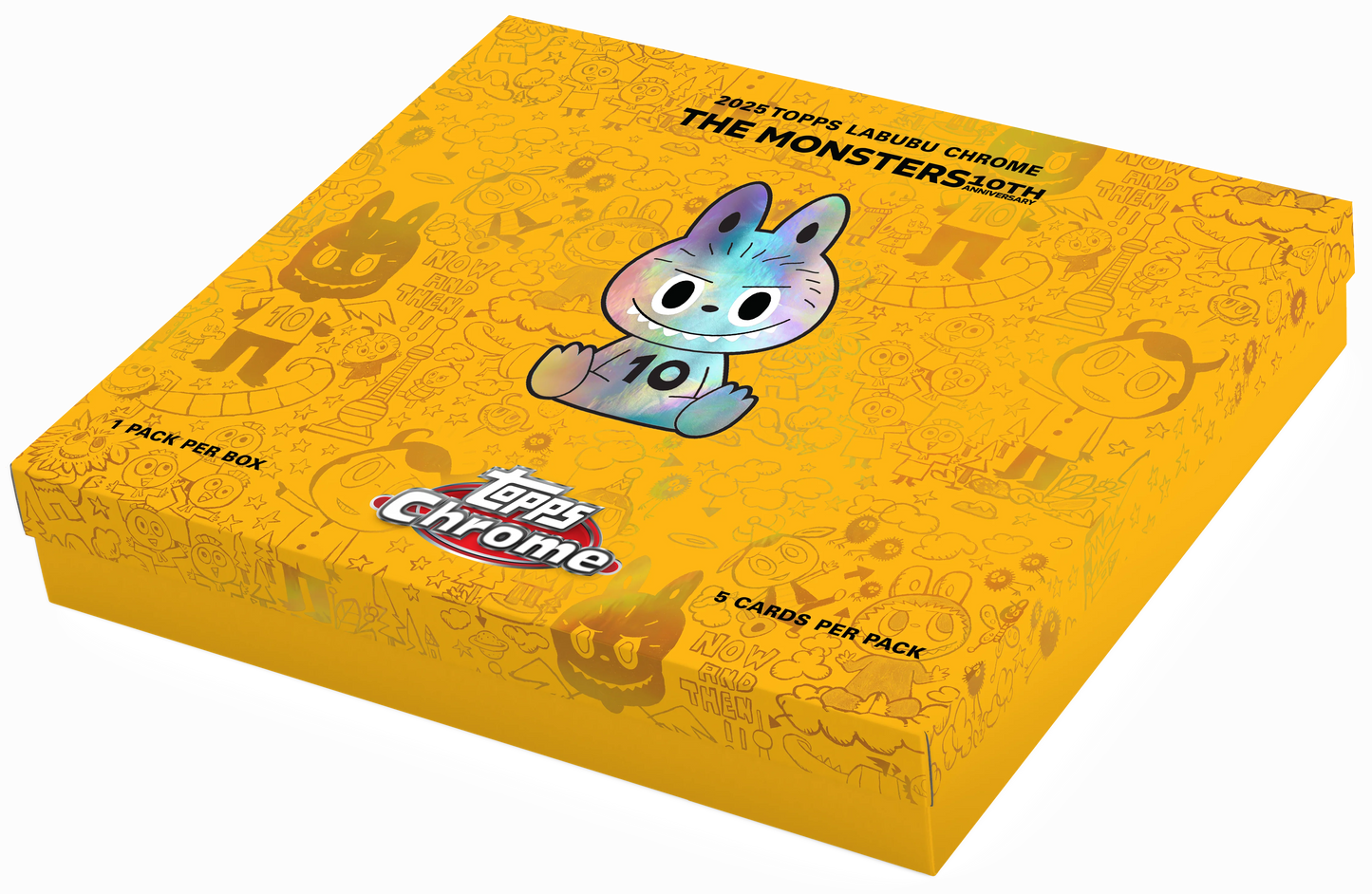 Topps Labubu Chrome 2025 10th Anniversary - Hobby Box