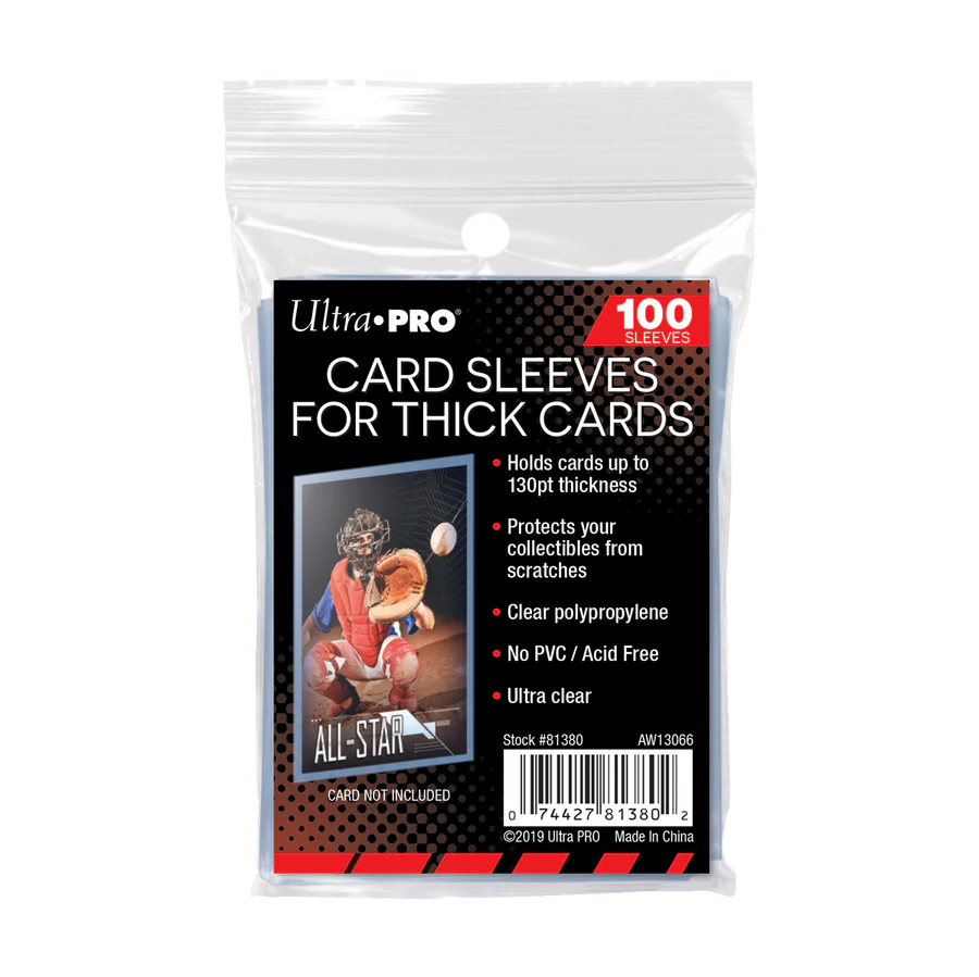 Ultra Pro 130PT Thick Card Sleeves for Standard Size Cards