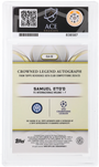 Topps Samuel Eto'o Crowned Legend Autograph 41/99 CLA-SE 2024-25 Reverence Uefa Club Competitions ACE 9