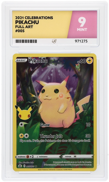Pokemon Pikachu 005/025 Full Art 2021 Celebrations ACE 9