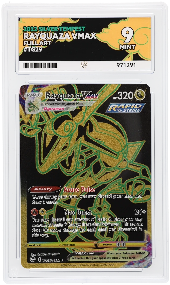 Pokemon Rayquaza Vmax TG29/TG30 Full Art 2022 Silver Tempest ACE 9