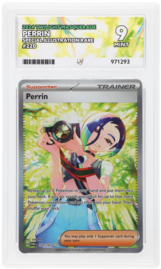 Pokemon Perrin 220/167 Special Illustration Rare 2024 Twilight Masquerade ACE 9