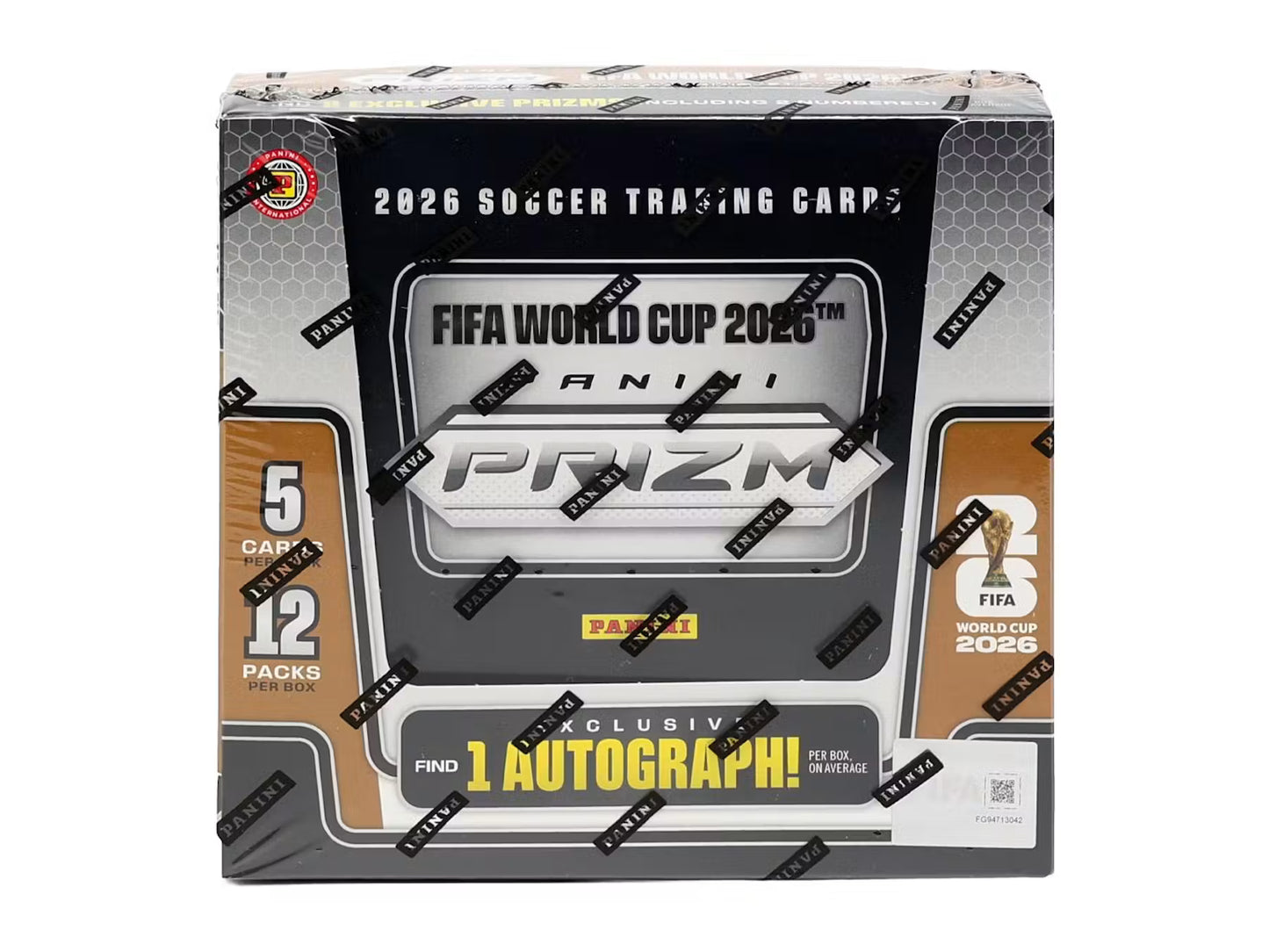 Panini Prizm FIFA World Cup Soccer 2026 Hobby International Box