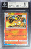 Pokemon Charizard 13/95 Pokemon Sun & Moon Tag Bolt 2018 Beckett BGS  8