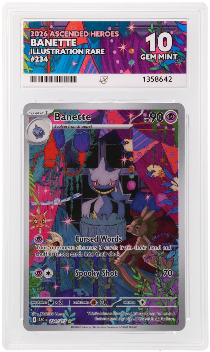Pokemon Banette 234/217 Illustration Rare 2026 Ascended Heroes ACE 10